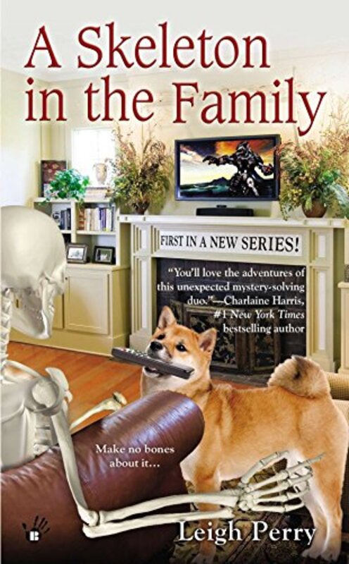 Book cover for "A Skeleton in the Family" by Leigh Perry