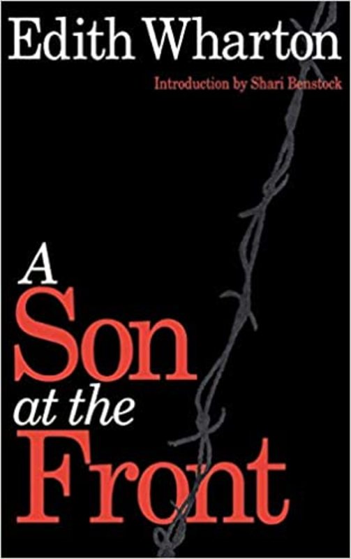 Book cover for "A Son at the Front" by Edith Wharton