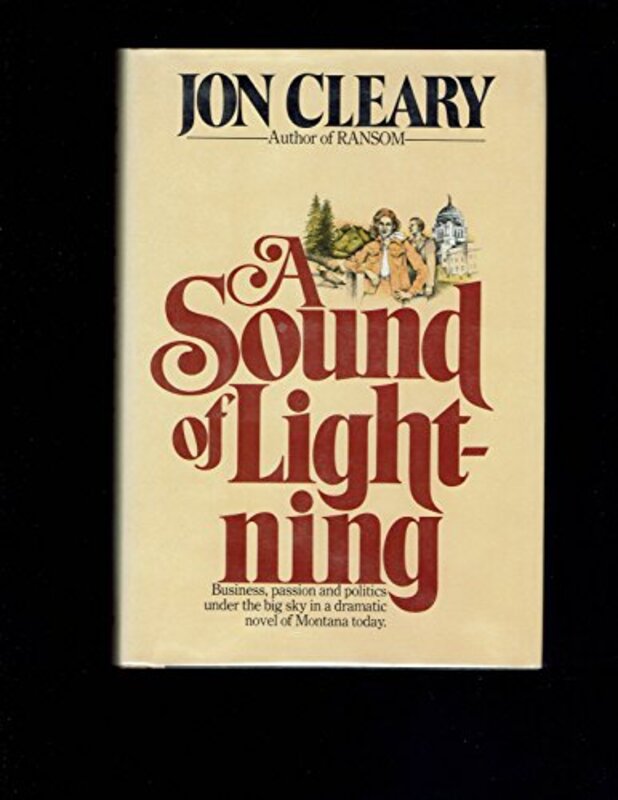 Book cover for "A Sound of Lightning" by Jon Cleary