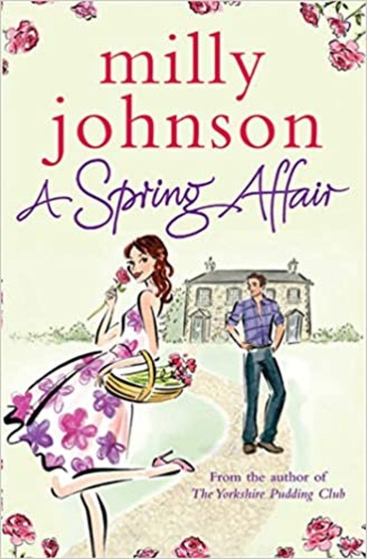 Book cover for "A Spring Affair" by Milly Johnson