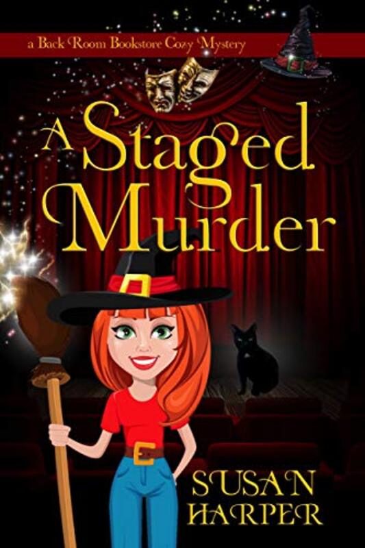 Book cover for "A Staged Murder" by Susan Harper