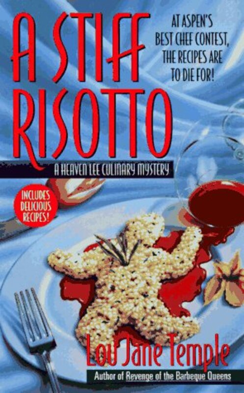 Book cover for "A Stiff Risotto" by Lou Jane Temple