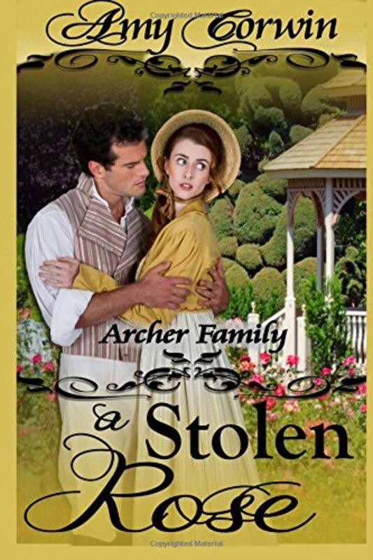 Book cover for "A Stolen Rose" by Amy Corwin