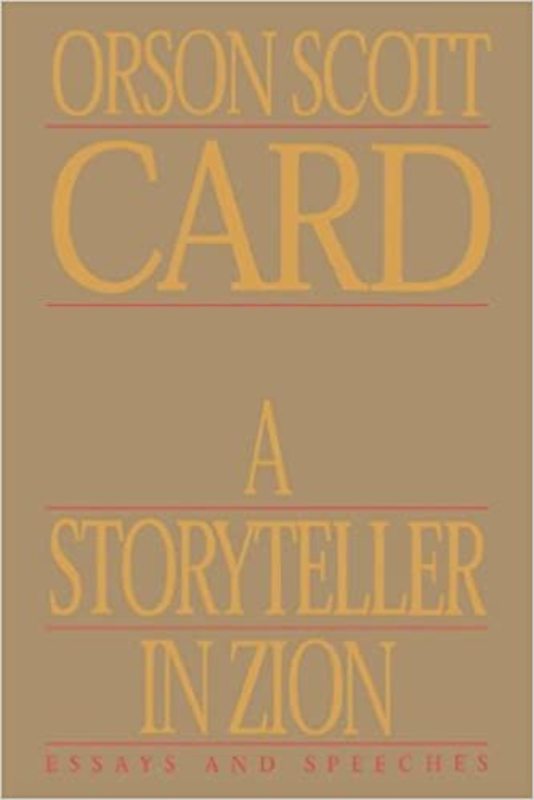 Book cover for "A Storyteller in Zion" by Orson Scott Card