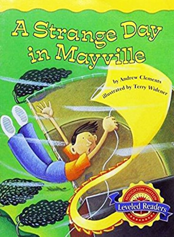 Book cover for "A Strange Day in Mayville" by Andrew Clements