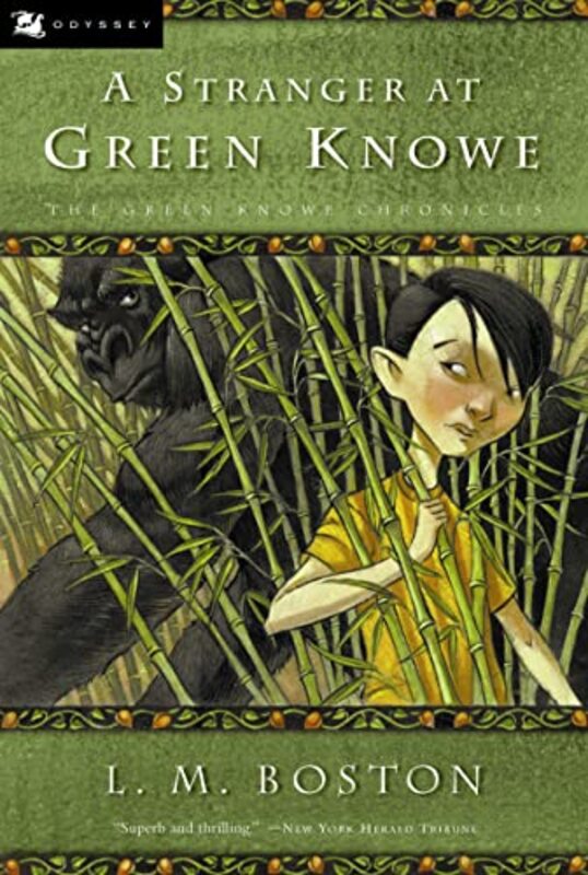 Book cover for "A Stranger at Green Knowe" by Lucy M Boston