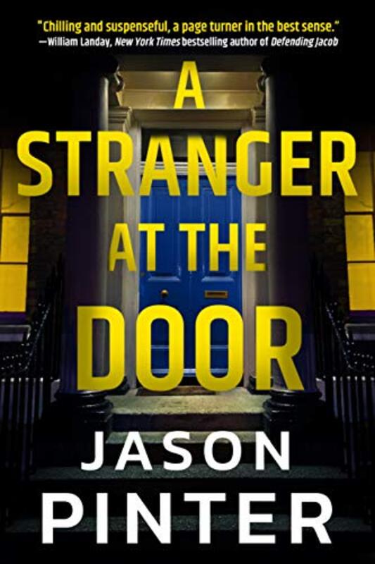 Book cover for "A Stranger at the Door" by Jason Pinter