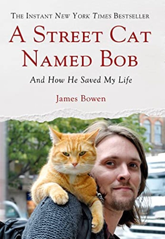 Book cover for "A Street Cat Named Bob" by James Bowen