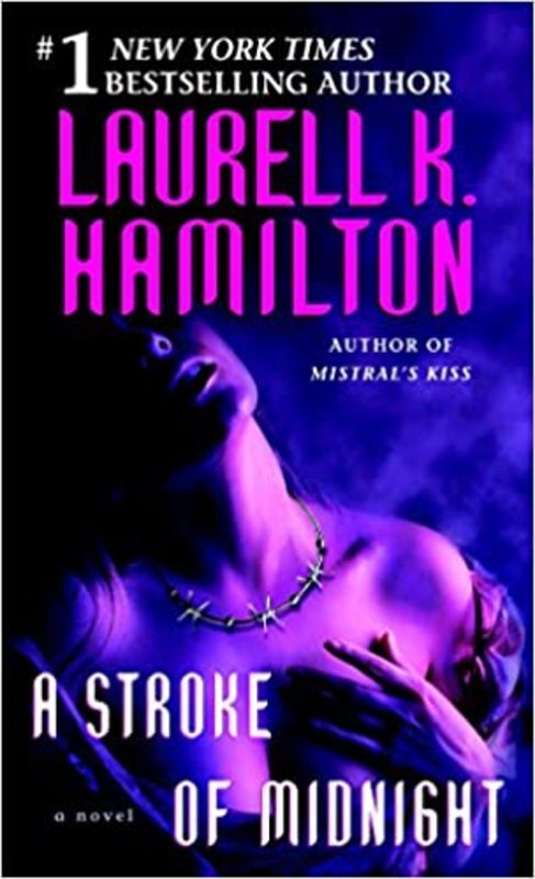 Book cover for "A Stroke of Midnight" by Laurell K. Hamilton
