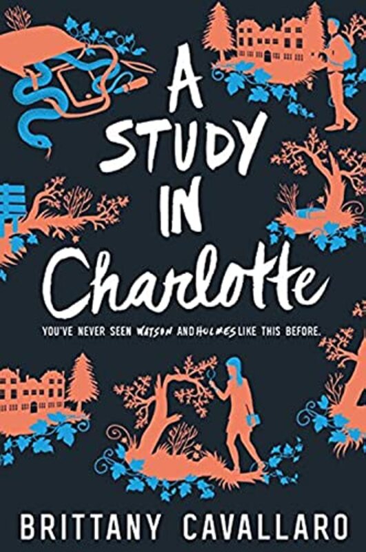 Book cover for "A Study in Charlotte" by Brittany Cavallaro