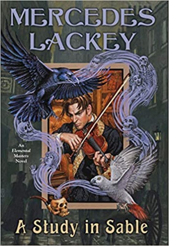 Book cover for "A Study in Sable" by Mercedes Lackey
