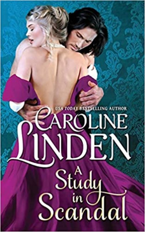 Book cover for "A Study in Scandal" by Caroline Linden