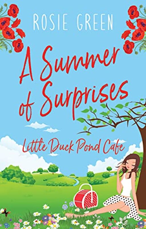 Book cover for "A Summer of Surprises" by Rosie Green