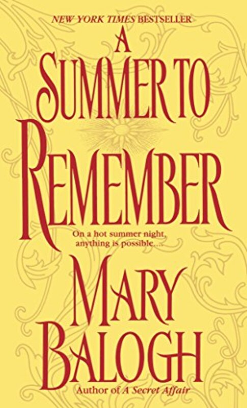Book cover for "A Summer to Remember" by Mary Balogh