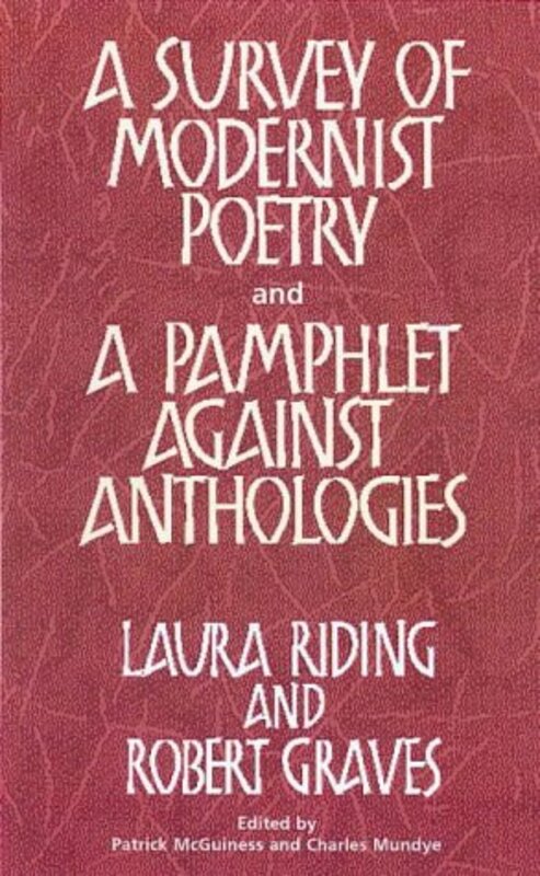 Book cover for "A Survey of Modernist Poetry" by Robert Graves