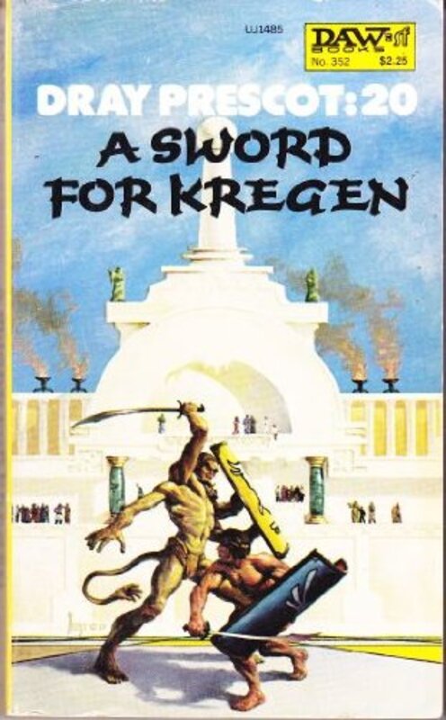 Book cover for "A Sword for Kregen" by Kenneth Bulmer