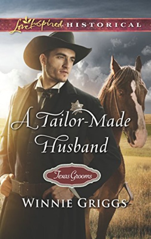 Book cover for "A Tailor-Made Husband" by Winnie Griggs