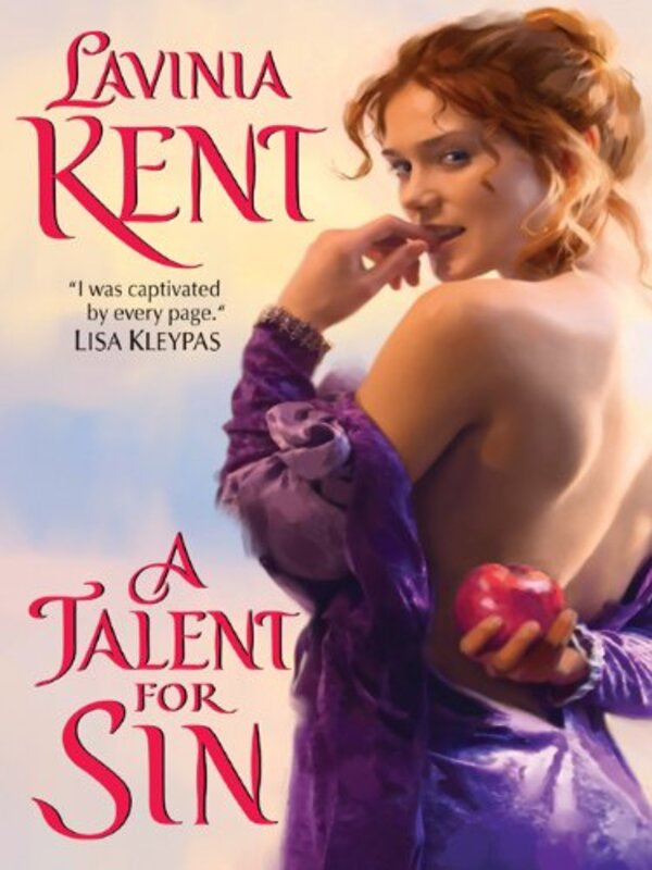 Book cover for "A Talent for Sin" by Lavinia Kent