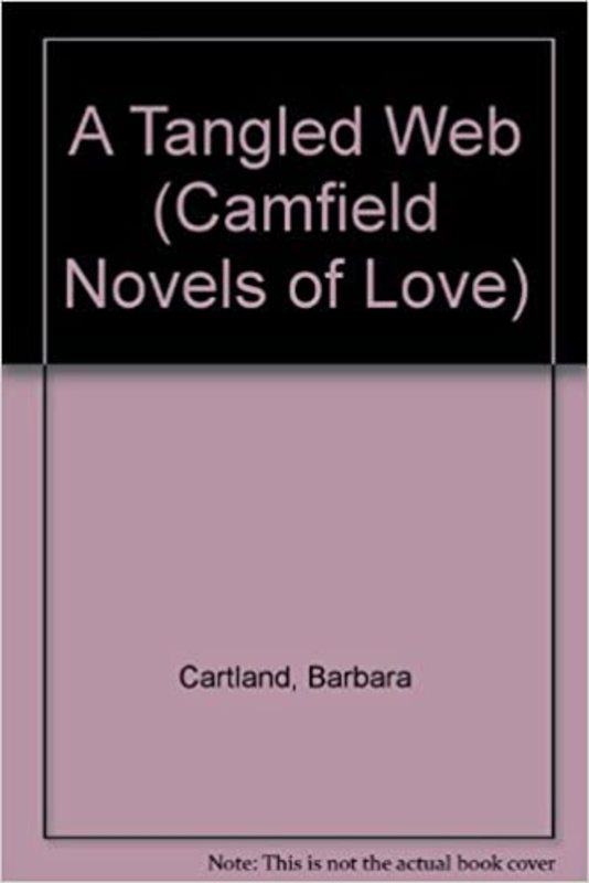 Book cover for "A Tangled Web" by Barbara Cartland