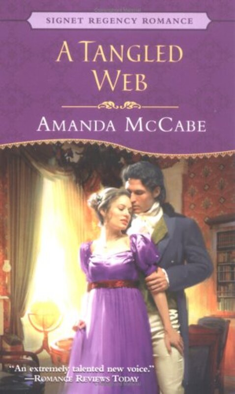 Book cover for "A Tangled Web" by Amanda McCabe