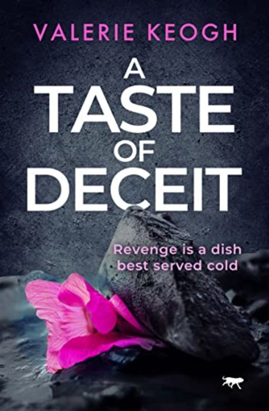 Book cover for "A Taste Of Deceit" by Valerie Keogh