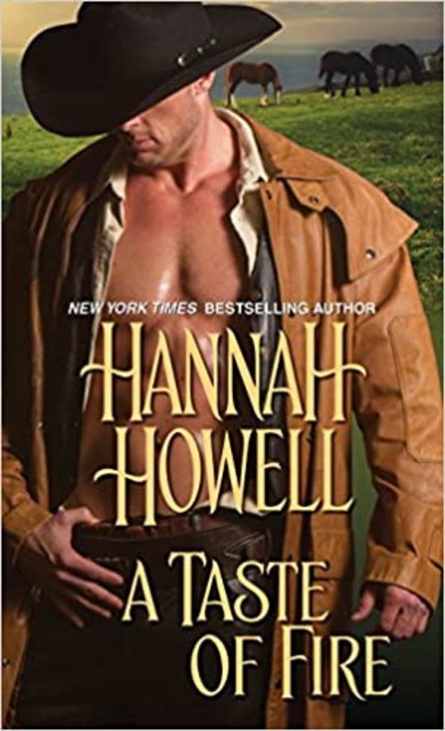 Book cover for "A Taste of Fire" by Hannah Howell