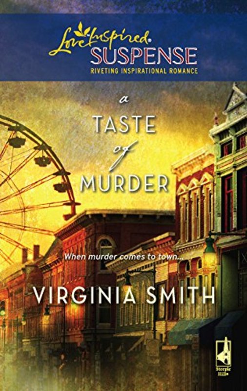 Book cover for "A Taste of Murder" by Virginia Smith