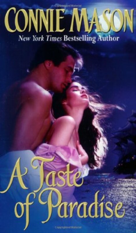 Book cover for "A Taste of Paradise" by Connie Mason