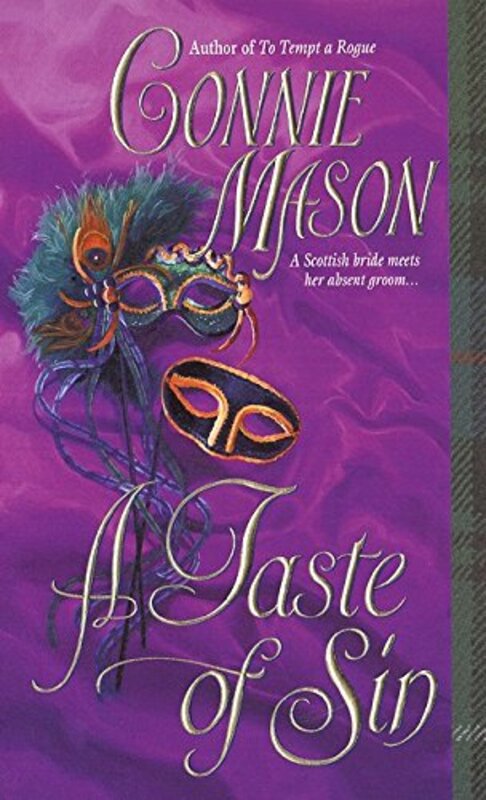 Book cover for "A Taste of Sin" by Connie Mason
