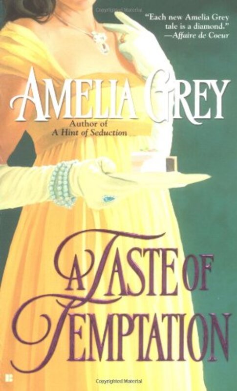 Book cover for "A Taste of Temptation" by Amelia Gray