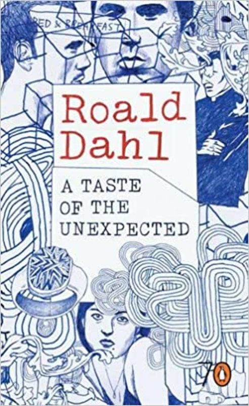 Book cover for "A Taste of the Unexpected" by Roald Dahl