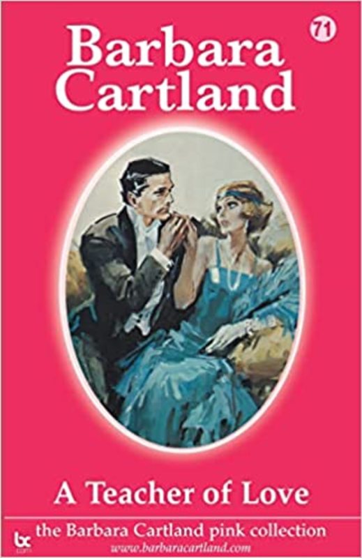 Book cover for "A Teacher of Love" by Barbara Cartland
