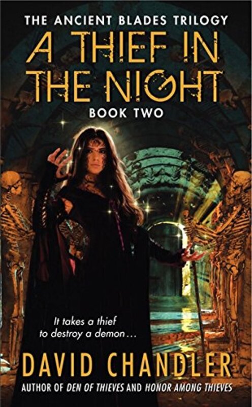 Book cover for "A Thief in the Night" by David Wellington
