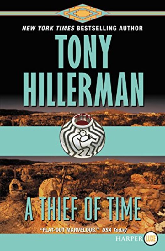 Book cover for "A Thief of Time" by Tony Hillerman