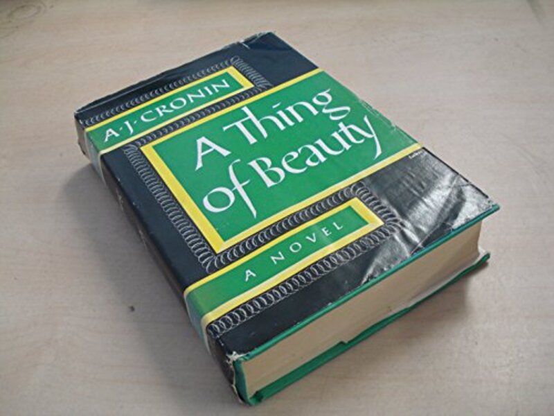 Book cover for "A Thing Of Beauty" by AJ Cronin