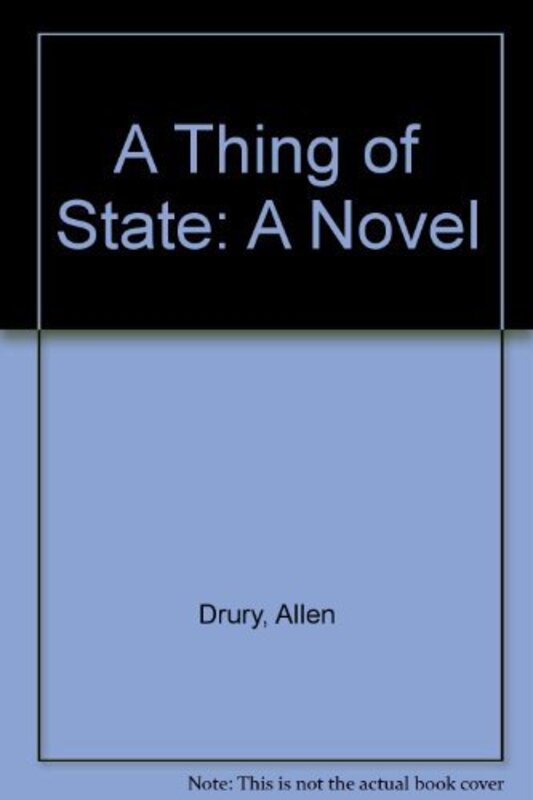 Allen Drury book cover