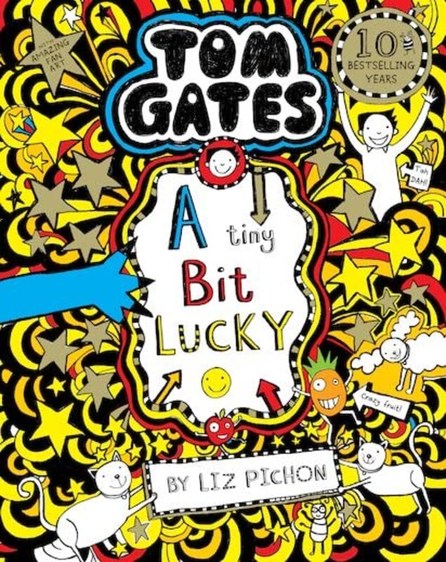 Book cover for "A Tiny Bit Lucky" by Liz Pichon