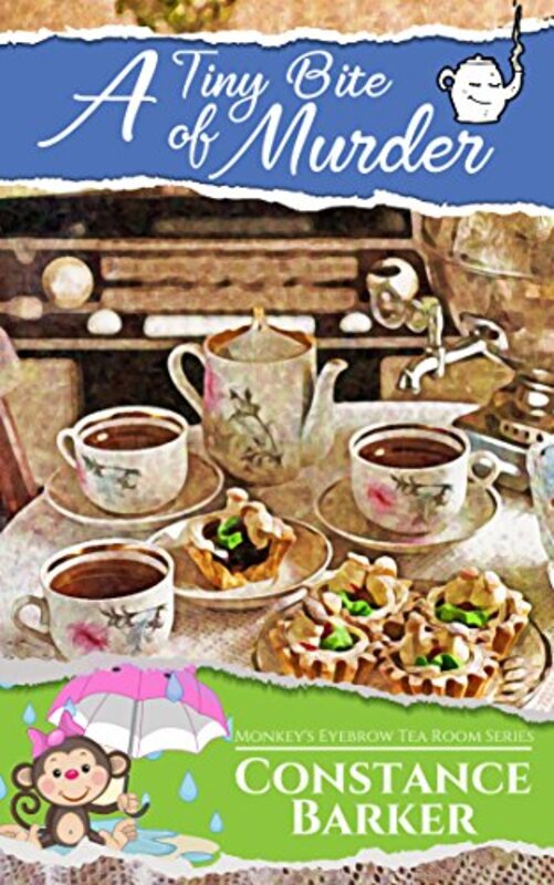 Book cover for "A Tiny Bite of Murder" by Constance Barker