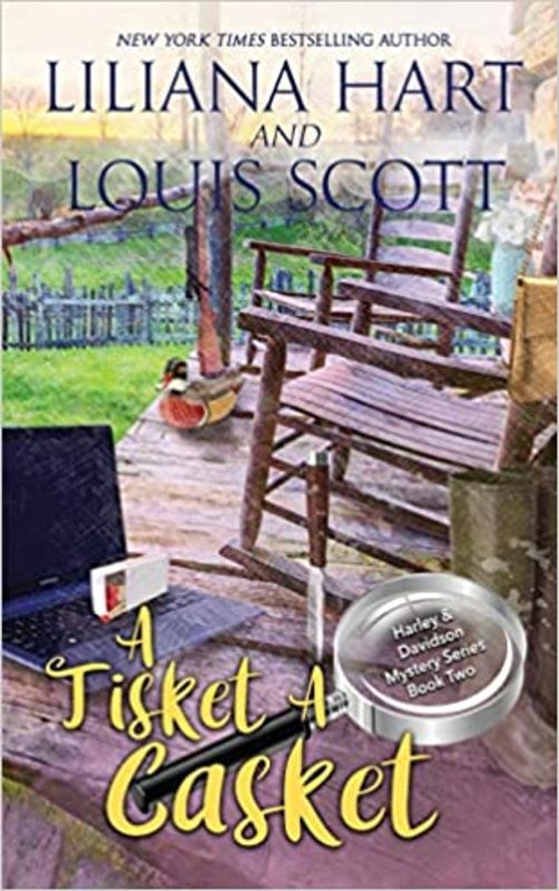 Book cover for "A Tisket a Casket" by Liliana Hart