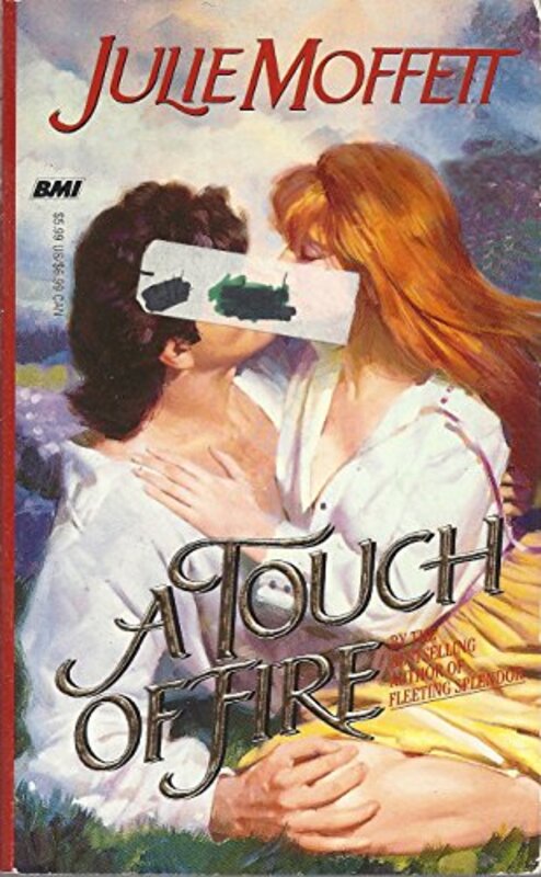 Book cover for "A Touch of Fire" by Julie Moffett