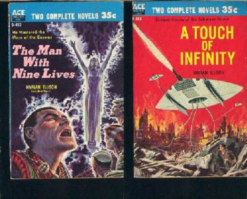 Book cover for "A Touch of Infinity" by Harlan Ellison