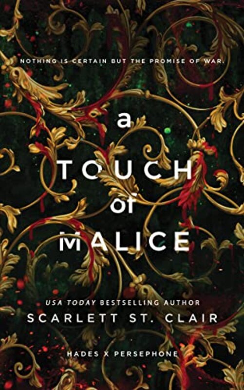 Book cover for "A Touch of Malice" by Scarlett St Clair