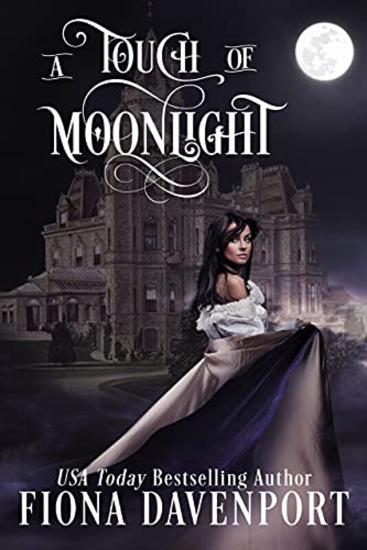 Book cover for "A Touch of Moonlight" by Fiona Davenport