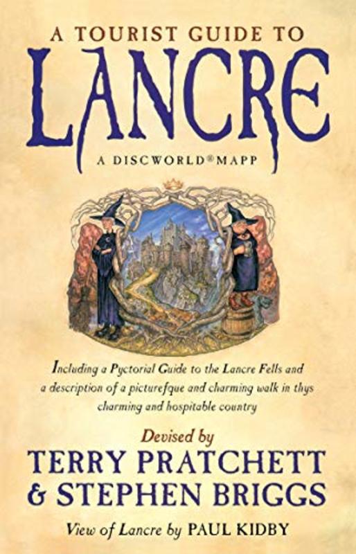 Book cover for "A Tourist Guide to Lancre" by Terry Pratchett