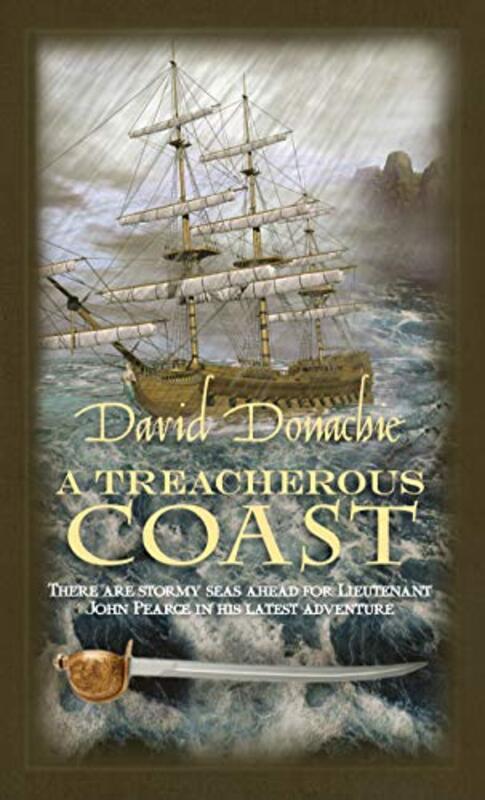 Book cover for "A Treacherous Coast" by David Donachie