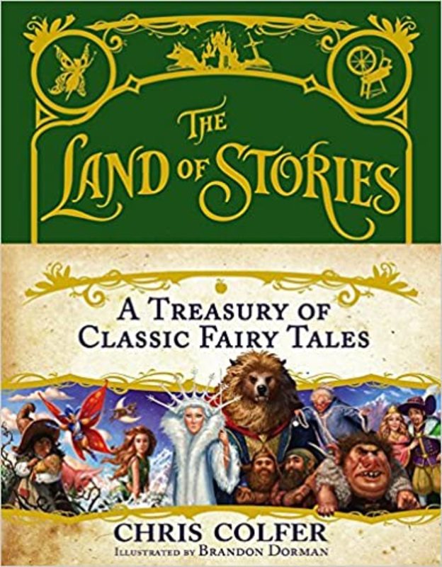 Book cover for "A Treasury of Classic Fairy Tales" by Chris Colfer