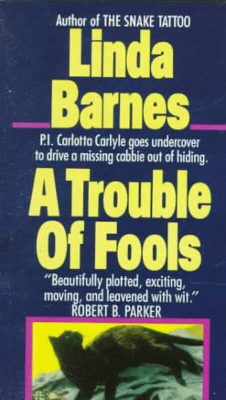Book cover for "A Trouble of Fools" by Linda Barnes