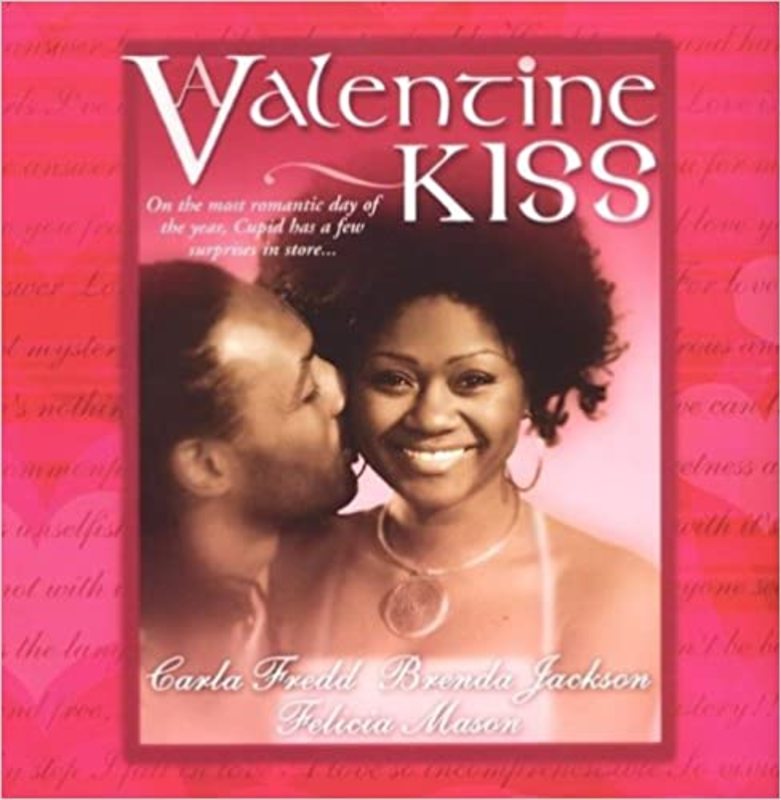 Book cover for "A Valentine Kiss" by Brenda Jackson