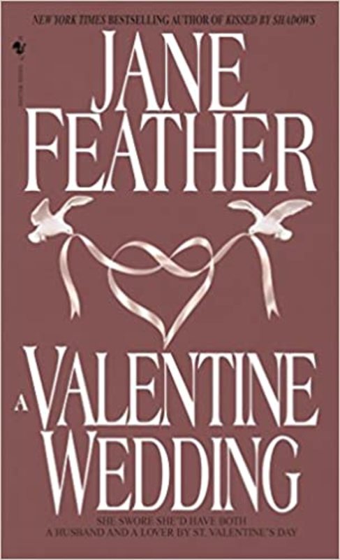 Book cover for "A Valentine Wedding" by Jane Feather