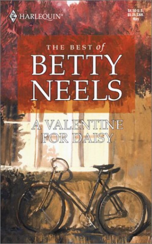 Book cover for "A Valentine for Daisy" by Betty Neels